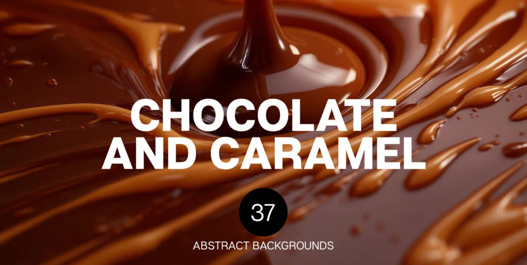 Chocolate and Caramel backgrounds Graphics - Image 1