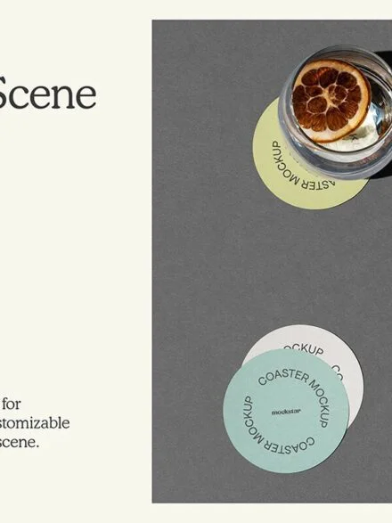 Coaster Scene Mockup Graphics - Image 12