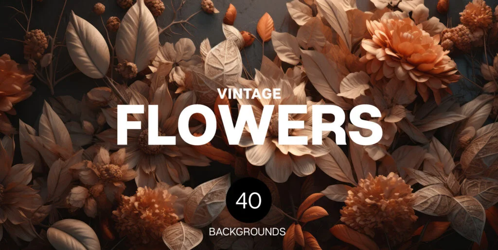 Vintage Flowers Graphics - Image 2