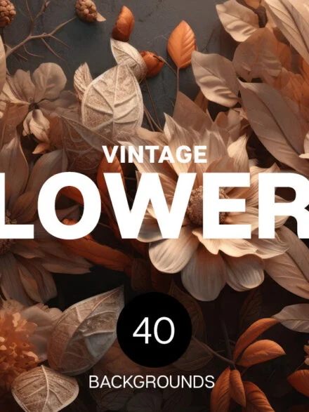 Vintage Flowers Graphics - Image 3