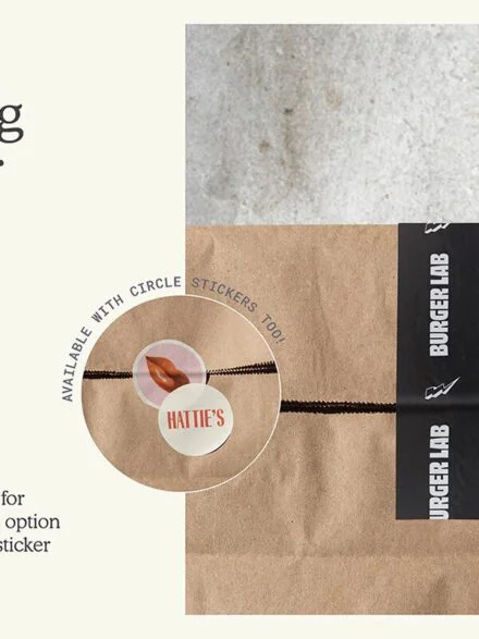 Paper Bag with Sticker Mockup Graphics - Image 2