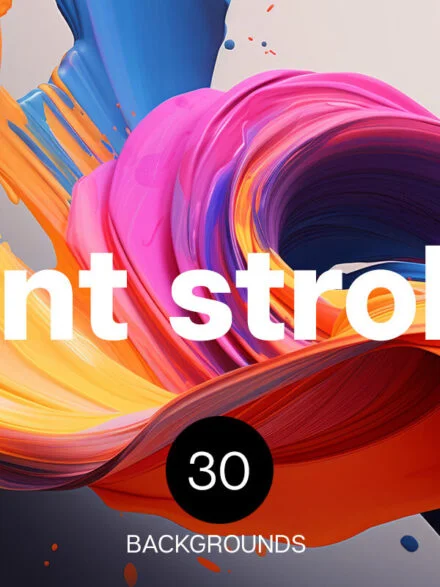 Paint Strokes Backgrounds Graphics - Image 2