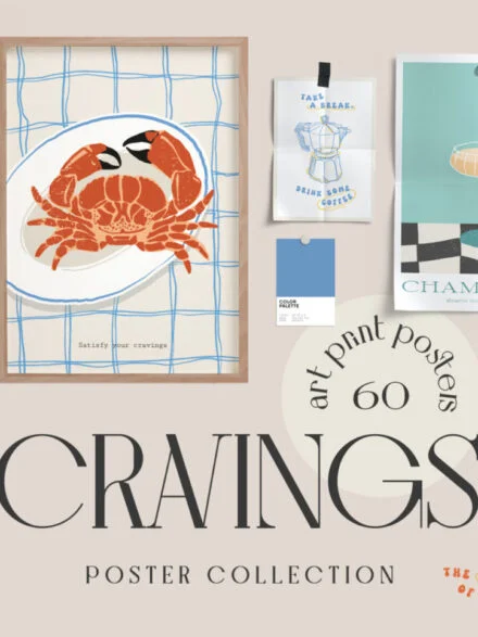 Food Cravings Prints Poster Graphics - Image 4