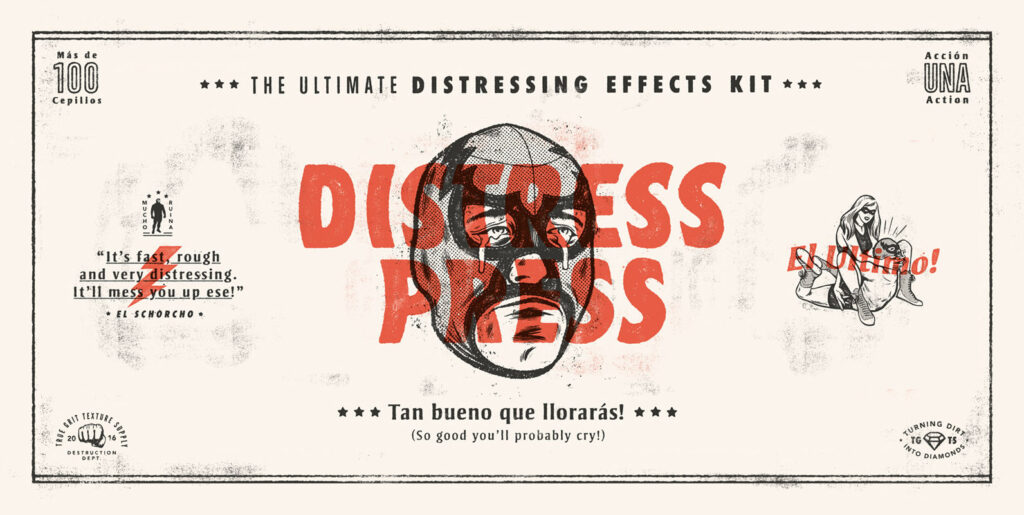 Distress Press: The Ultimate Distressing Effects Kit + Tutorial Graphics - Image 3