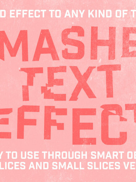 Smashed Text Effect Graphics - Image 7