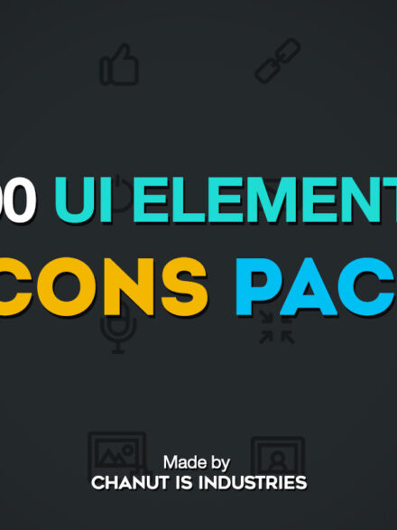 100 Basic UI Element Icons Graphics - Image 12