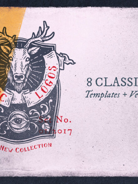 8 Classic Logo Templates Graphics - Image 9