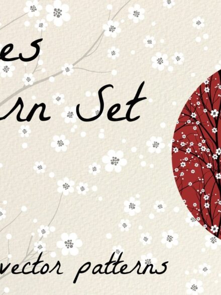 Branches Pattern Set Graphics - Image 3