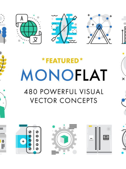 Monoflat Infographics Icons Graphics - Image 11