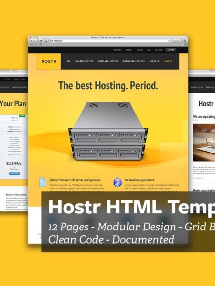Hostr – HTML Template Graphics - Image 9