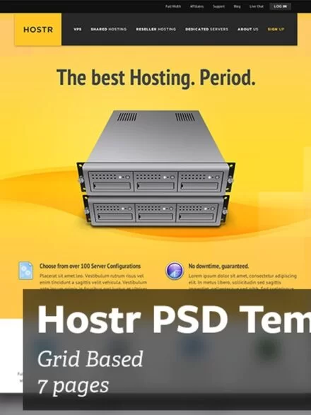 Hostr – PSD Template Graphics - Image 1