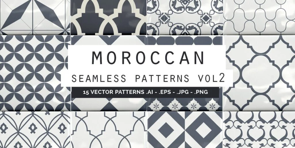 Moroccan Seamless Patterns vol2 Graphics - Image 1