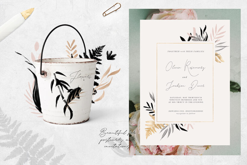 Exploring Wedding Invite Templates for Graphic Designers - Image 1