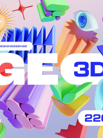 GEO3D 225 Colorful Objects Graphics - Image 9