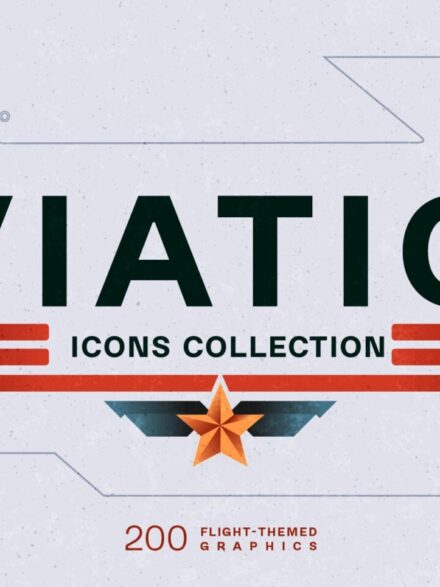 Aviation Icons Collection Graphics - Image 11