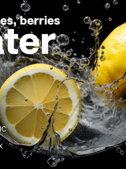 Fruits and vegetables in a splash of water Graphics - Image 8