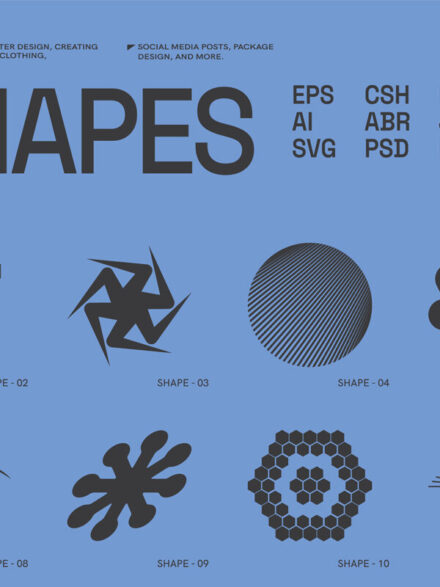 Interpreting Modern Aesthetics: A Dive into the 120 Abstract Geometric Shapes Part 2 Collection - Image 7