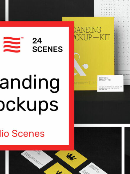Crafting the Future: The Branding Mockups Kit – Studio Scenes Revolution in Graphic Design - Image 1
