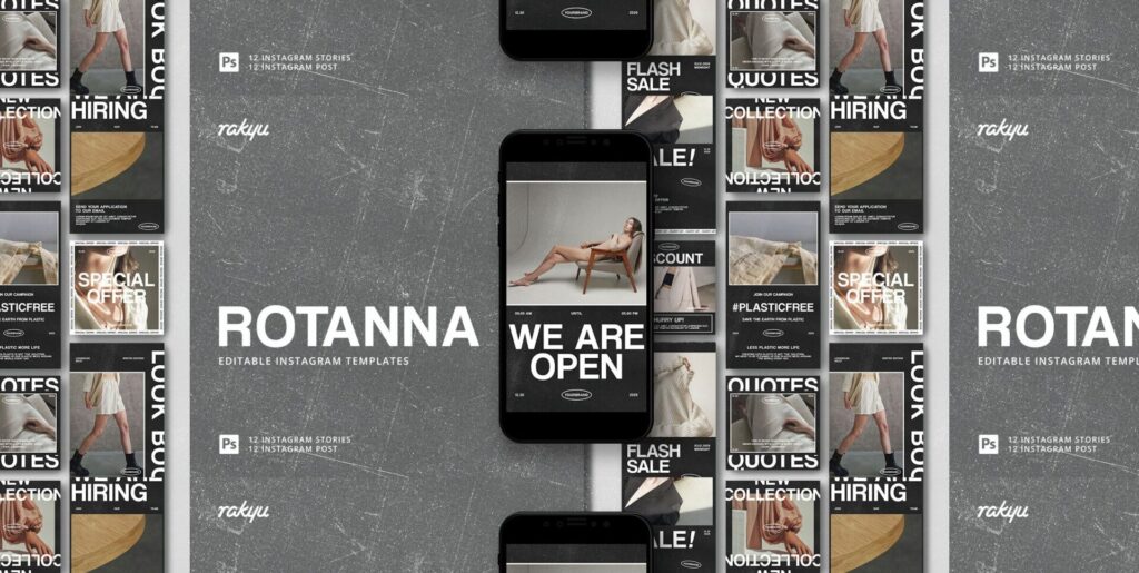 Curating Unmistakable Visual Narratives with Rotanna Instagram Templates - Image 2