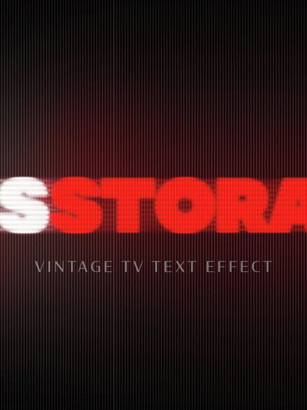 Reviving Retro Radiance: An Exploration of the Vintage TV Text Effect - Image 3