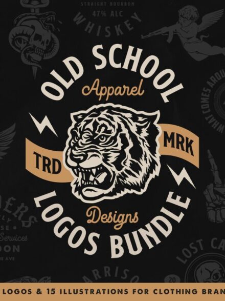 Inking Legacy: The Allure of Old School Apparel Designs Bundle - Image 3