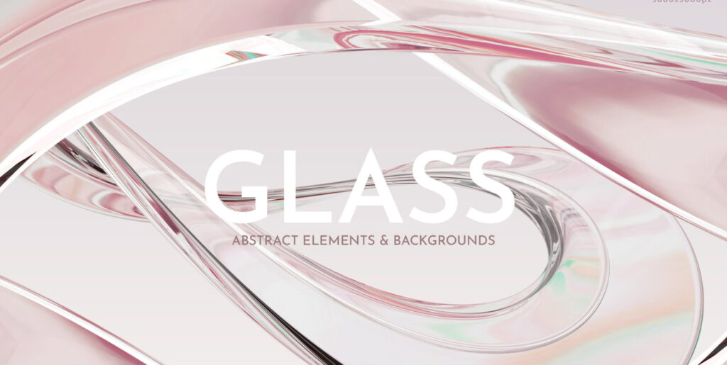 Revolutionizing Visual Artistry: The Glass Abstract Elements & Backgrounds Collection - Image 1