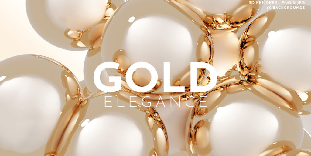 Immersing in Opulence: Crafting Luxury with Gold Elegance Graphics - Image 2
