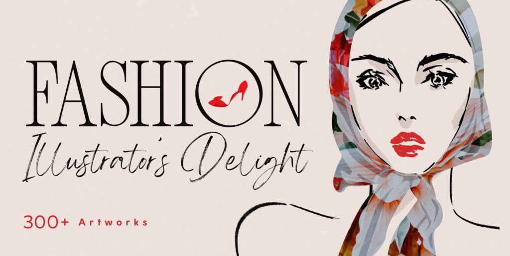 Unveiling the Delight Collection: A Symphony of Fashion Illustration - Image 2