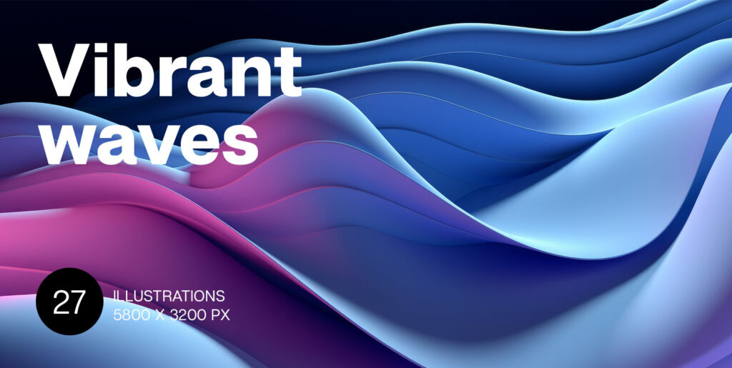 Imbuing Artful Vitality with Vibrant Waves: Transcending Graphic Design Frontiers - Image 2