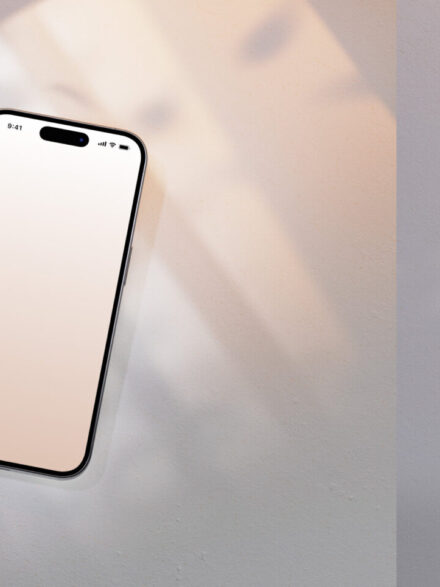 Journey into the Aesthetic Epoch with the iPhone 14 Pro Daylight Shadow Mockup Scene - Image 9