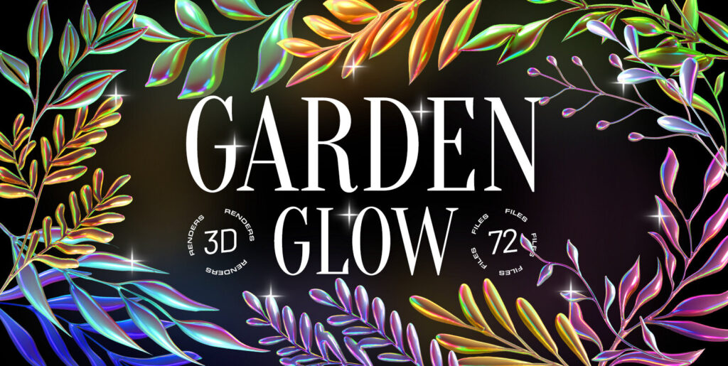 3D Garden Glow Illustrations: Redefining the Landscape of Impeccable Digital Artistry - Image 2