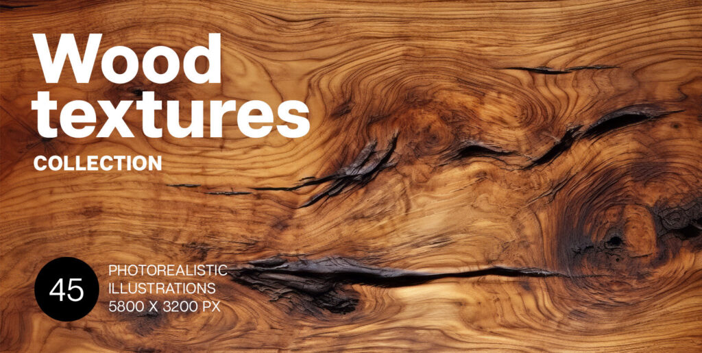 Creating Digital Narratives with the Timeless Allure of our Wood Testures Graphics Collection - Image 2