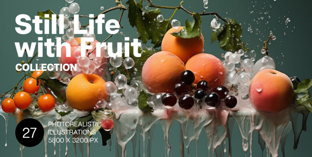 Aesthetically Embolden Your Designs with Still Life Fruit Graphics - Image 1
