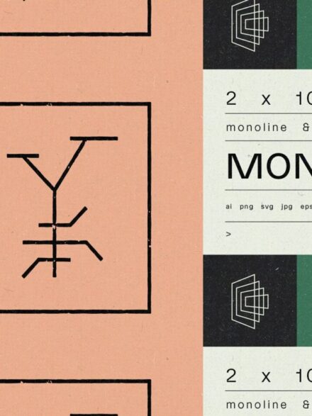 Monozen Graphics: A Harmonious Blend of Minimalism and Grandeur in Design - Image 1