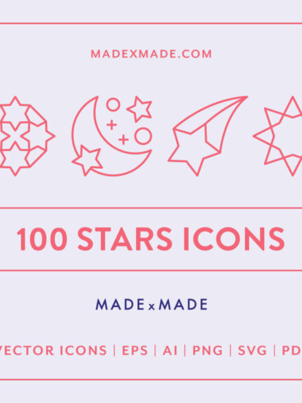 Arcane Space: Exploring Design Frontiers with Stars Icons Graphics - Image 2