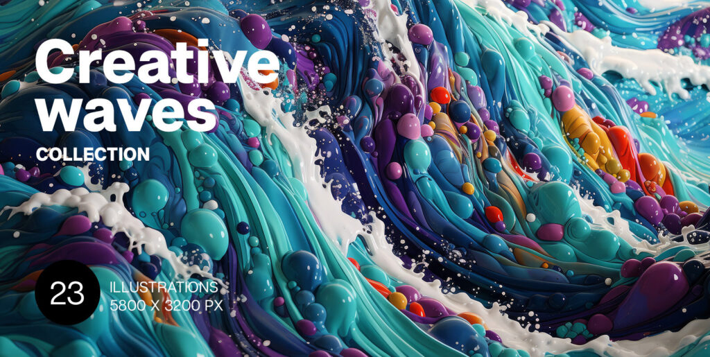 Artistic Odyssey: Unleashing Visions with Creative Waves Graphics - Image 2