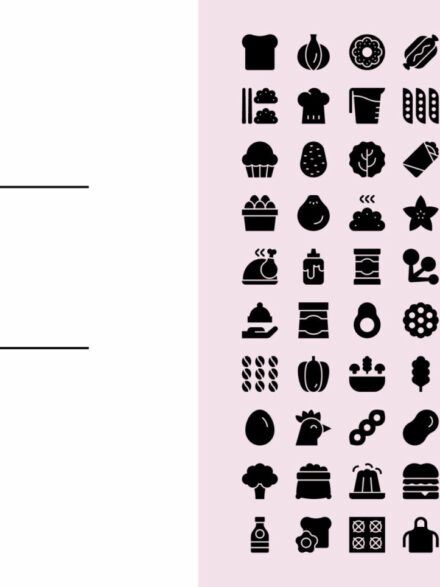Savour the Art of Design with Food Icons Graphics Collection - Image 6