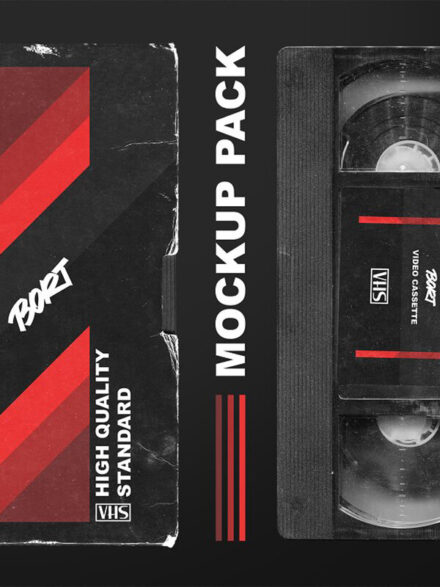 Reviving Retro Elegance: The Ageless Appeal of the Old VHS Video Cassette Mockup Pack - Image 8