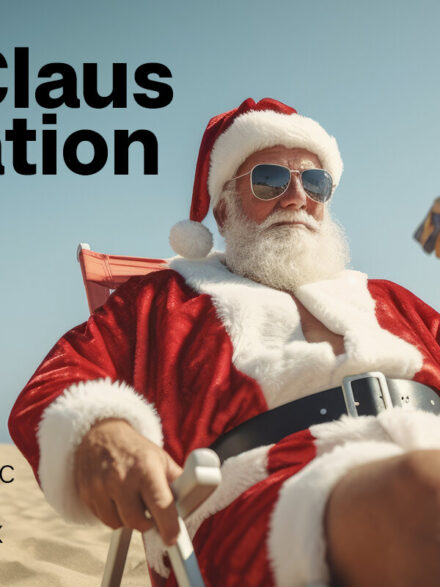 Discover Santa Claus on Vacation: A Whimsical Tropical Twist for Festive Design! - Image 9