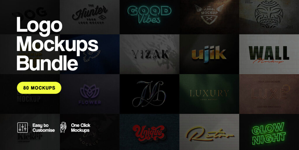 Unlocking the Universe of Logos: A Trek through the Logo Mockups Ultimate Bundle - Image 2