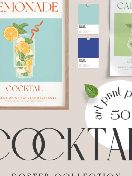 Decoding the Allure of Cocktail Prints Posters: A Departure from Conventional Digital Design - Image 7