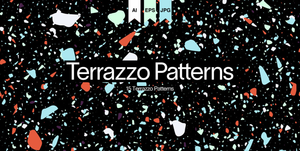Reviving Timeless Artistry in the Digital Design Universe with Terrazzo Patterns - Image 1