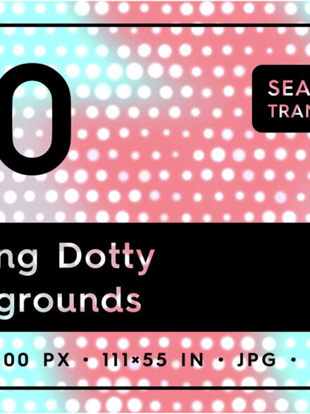 Dazzling Brilliance: The Artistic Transformation with 50 Shining Dotty Backgrounds - Image 9