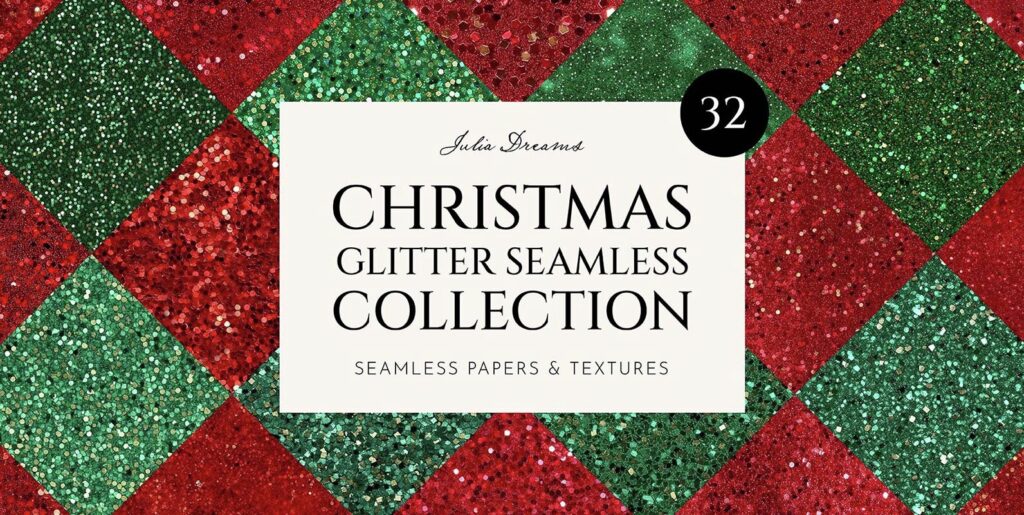 Embracing Festive Glisten: Diving into the Allure of Christmas Glitter Textures - Image 2