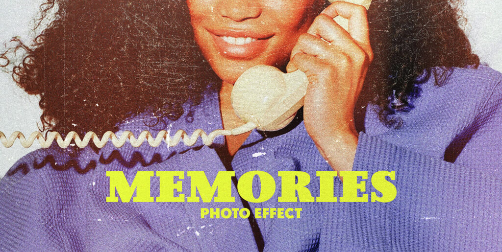 Conjuring Vintage Charm: Awaken Nostalgia with Bittersweet Memories Photo Effect Graphics - Image 2