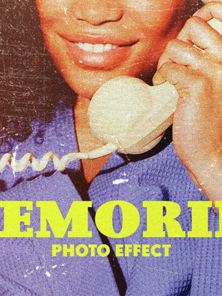 Conjuring Vintage Charm: Awaken Nostalgia with Bittersweet Memories Photo Effect Graphics - Image 2