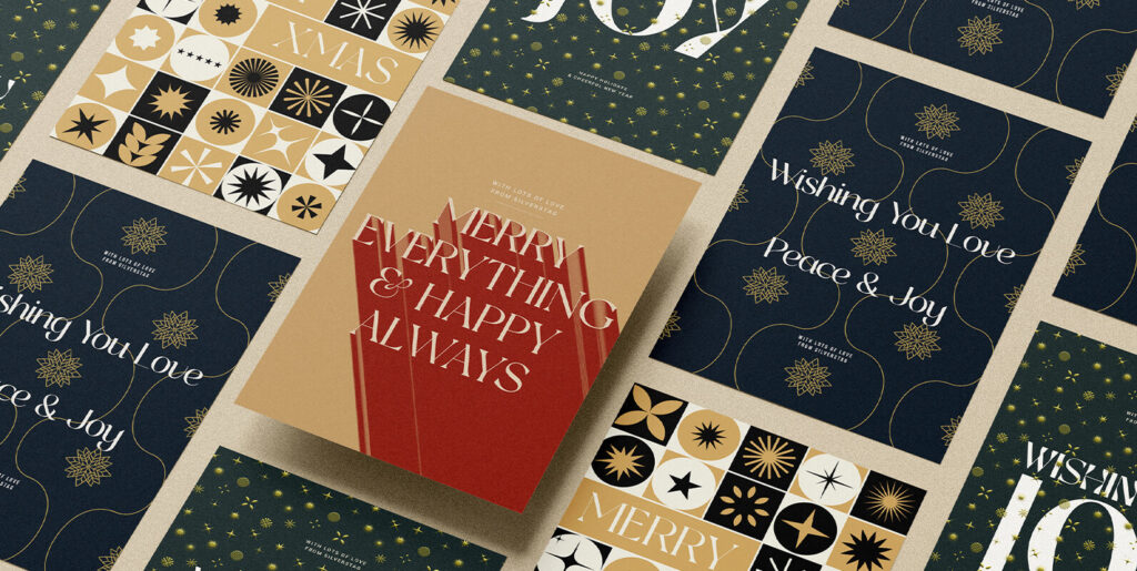Unleashing Festive Aesthetics: A New Horizon for Holiday Greetings with the Modern Christmas Card Templates Pack - Image 1