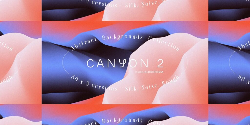 Crafting Visual Narratives: Canyon 2s Influence on Abstract Gradient Design - Image 1