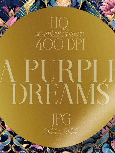 Journey into Purple Dreams: Transcending the Ordinary in Graphic Design - Image 2