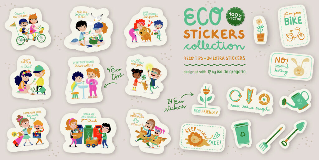 Fusing Artistry with Advocacy: The Transformational Eco Stickers for Global Consciousness - Image 2